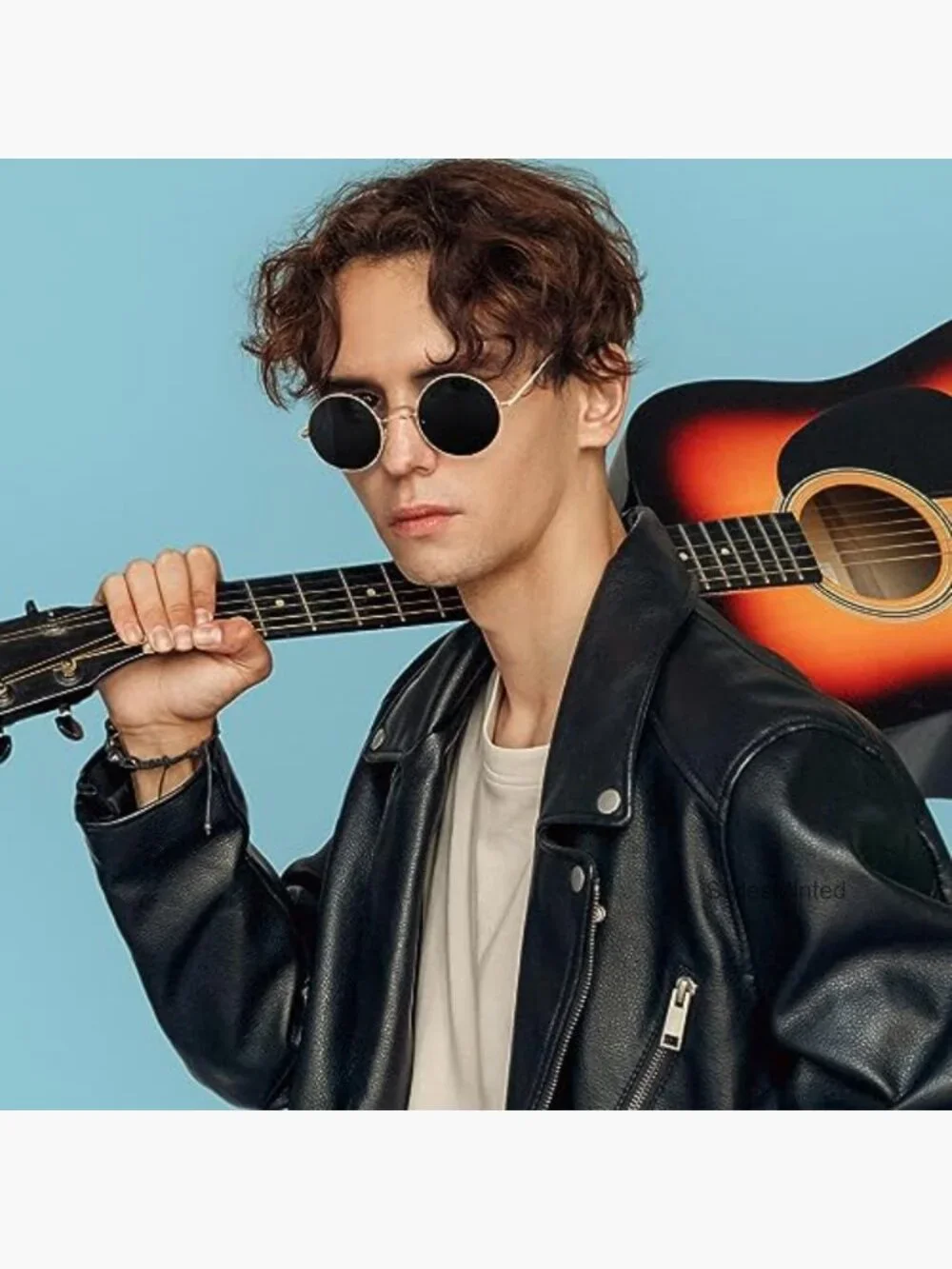Retro Round Polarized Sunglasses UV400 Shield